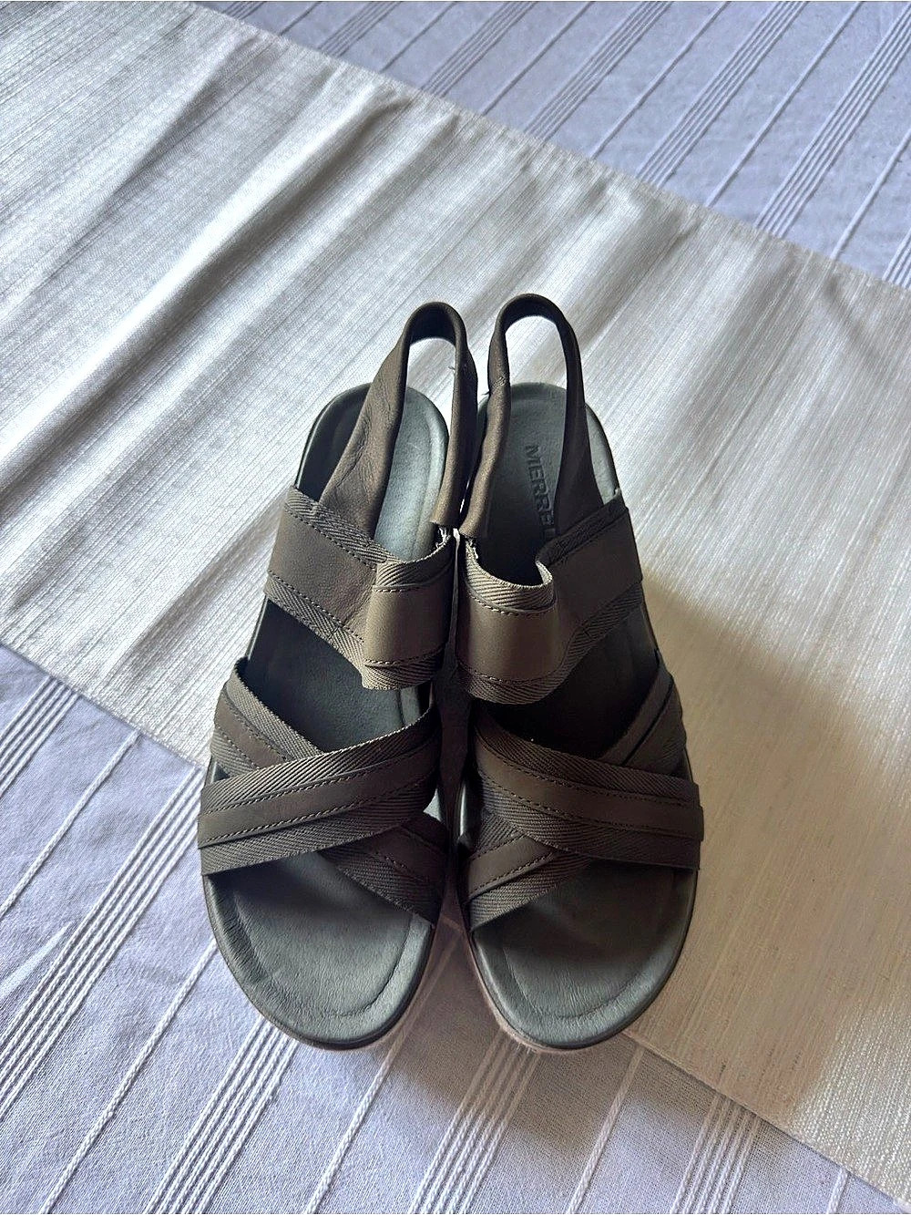 Merrell Women's Olive Green Strappy Sandals Brand NWOB
